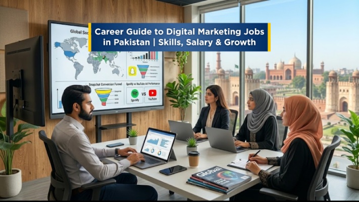 Career Guide to Digital Marketing Jobs in Pakistan | Skills, Salary & Growth