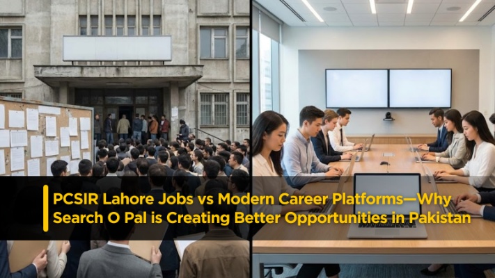 PCSIR Lahore Jobs vs Modern Career Platforms—Why Search O Pal is Creating Better Opportunities in Pakistan