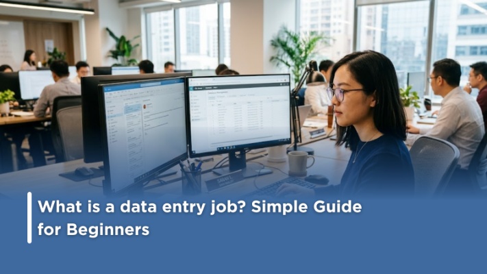 What is a data entry job? Simple Guide for Beginners